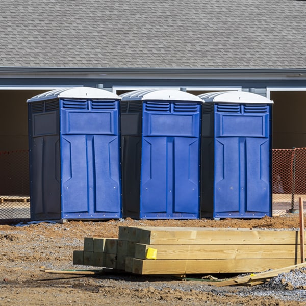 are there different sizes of portable toilets available for rent in Combs AR